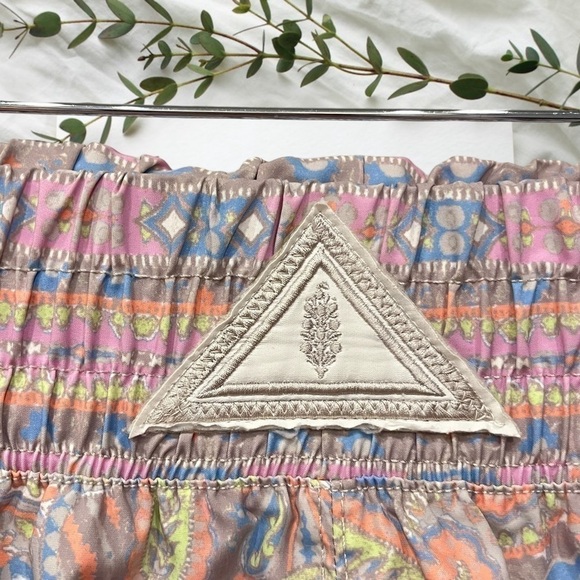FP Movement Next Round Printed Shorts Sz Medium High Waist Boho Limited Edition - Picture 5 of 8